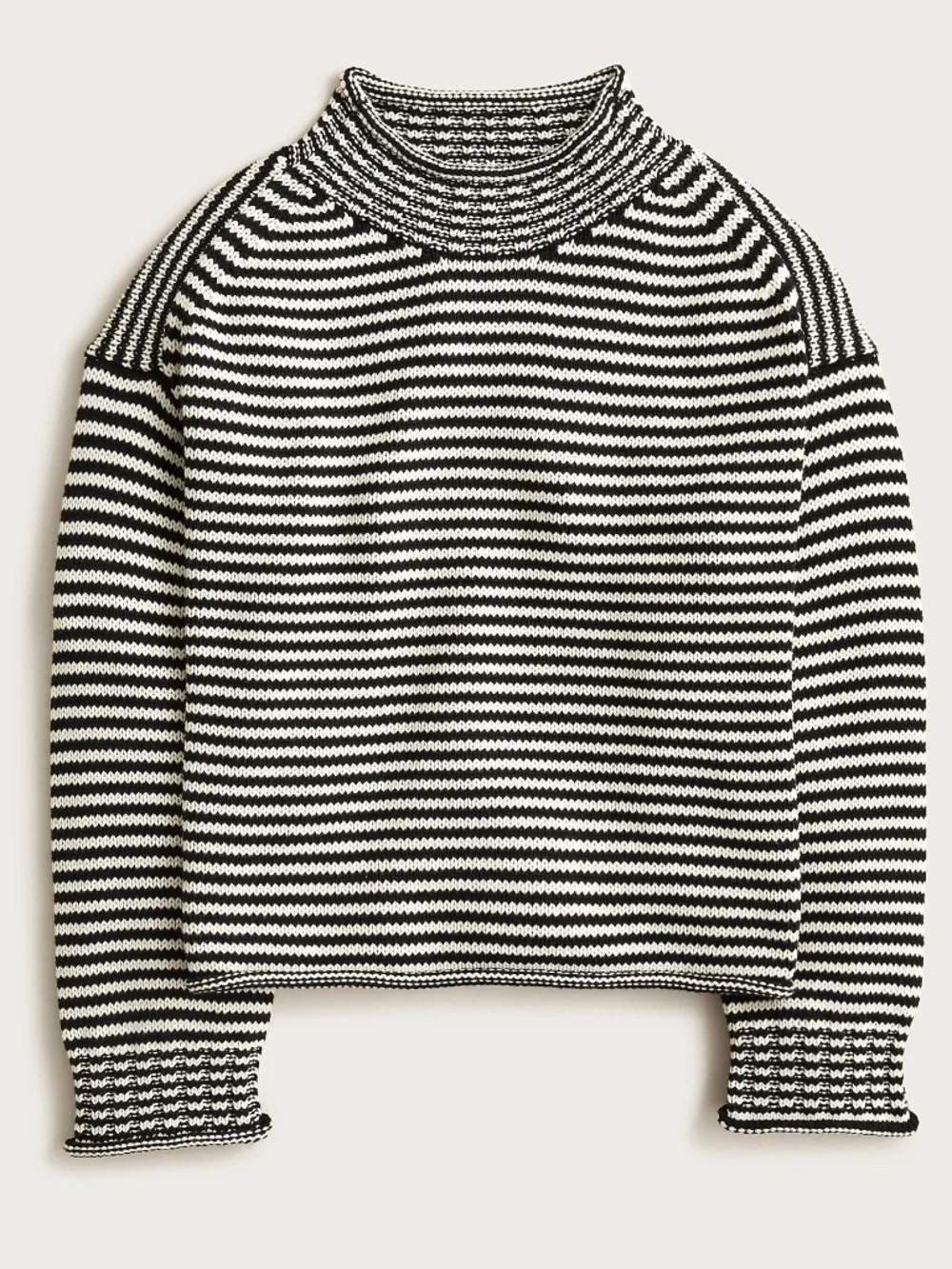 NWT J.Crew 2025 Rollneck Sweater in Stripe